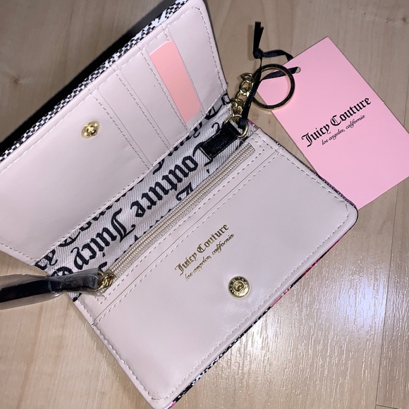 JUICY COUTURE PETAL STATUS Crown Fits Flap Compact Wallet - Picture 4 of 4